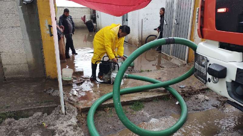 Activa CEPC plan de atención por granizada en Calpulalpan