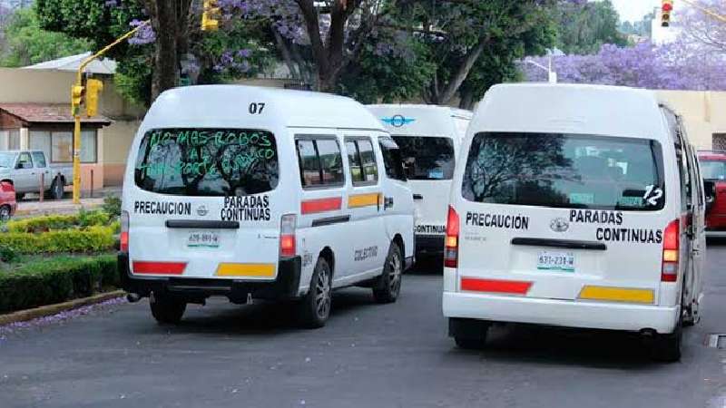 Transporte público no se recupera, insistirán transportistas a Secte...