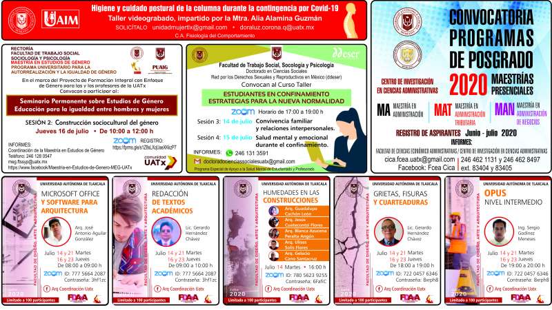 Conoce las actividades de la Universidad Autónoma de Tlaxcala