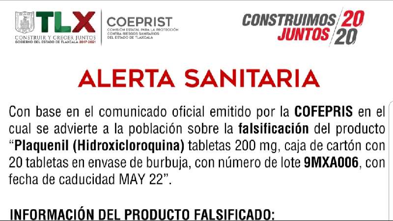 Se aprovechan de pandemia para ofrecer producto falso contra Covid-19