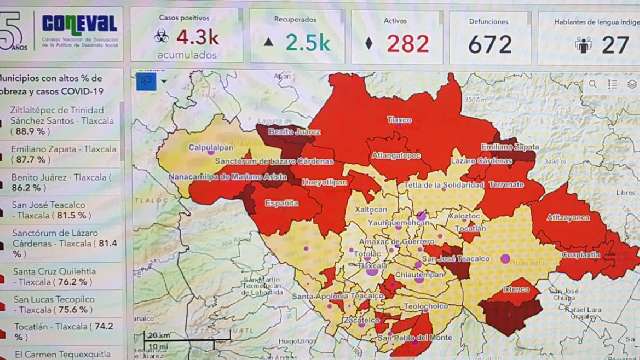 Tlaxcala, una de las regiones con más casos Covid-19 y municipios con...