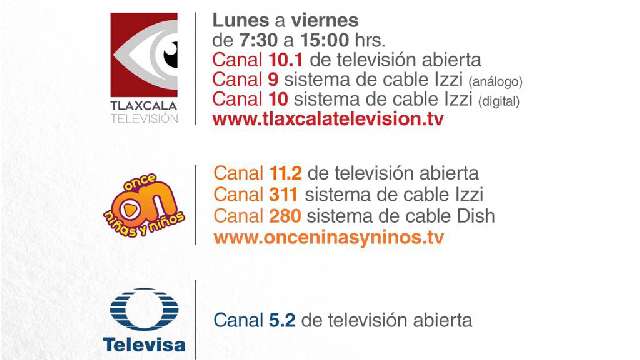 Tlaxcala Televisión se suma a las transmisiones de 