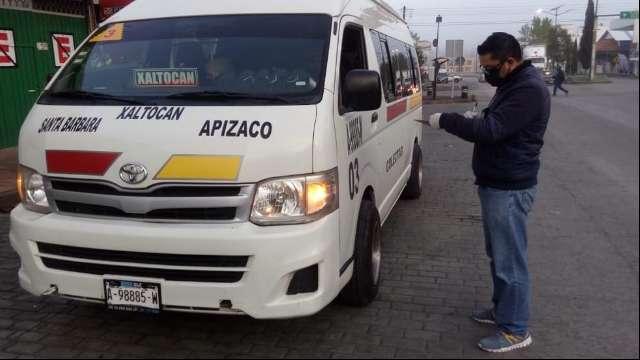 Continúa supervisión del uso obligatorio de cubrebocas en el transpo...