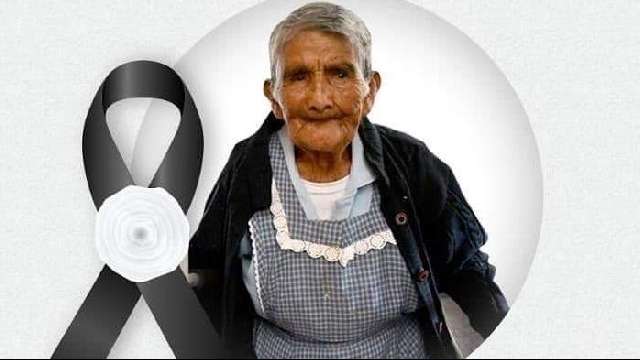 Con 112 años, doña Diega Jiménez Xochihua era la mujer más longeva...