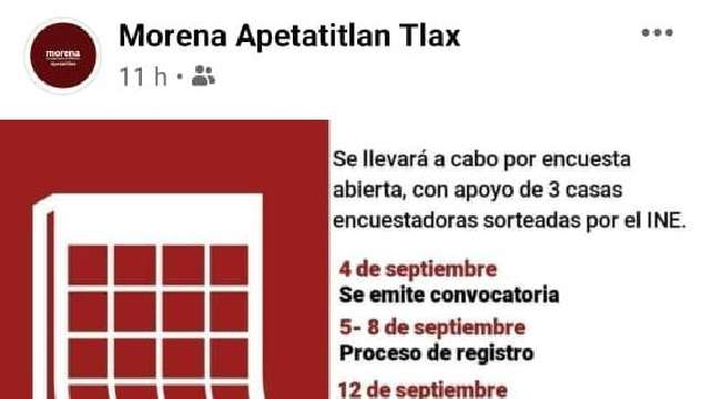 Renovación de dirigencia morenista será por encuesta, difunden fecha...