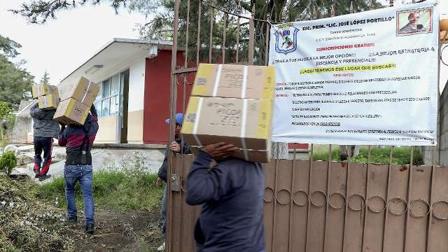 Inicia SEPE distribución de libros de texto a escuelas primarias