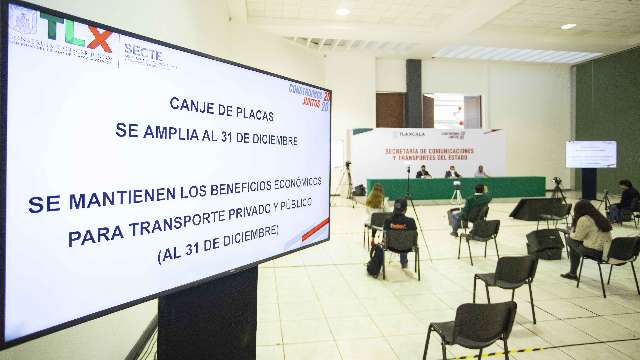 Amplía Secte periodo para canje de placas hasta el 31 de diciembre