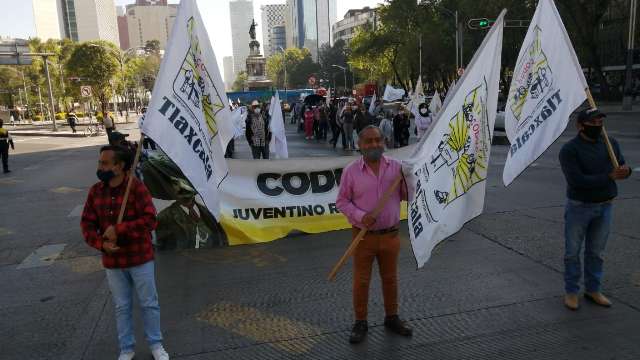 Para reclamar apoyo federal, campesinos tlaxcaltecas van a la capital ...