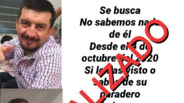 Localizan a hombre reportado como desaparecido, lo reportan solo con c...