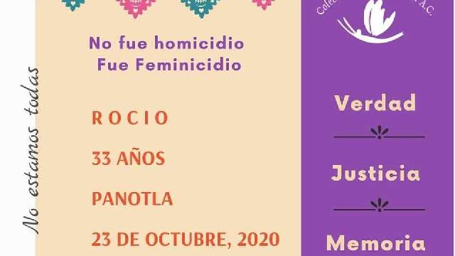 Nombre de mujeres asesinadas, lugares y fecha de delitos son dados a c...