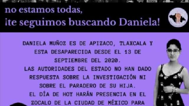 Familiares de Daniela van a CDMX a buscar audiencia con gobierno feder...