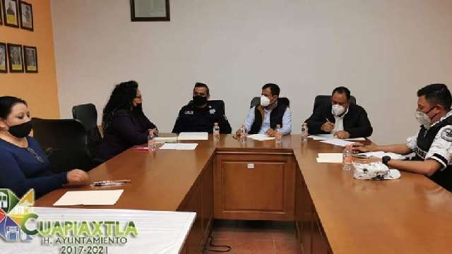 Gobierno de Cuapiaxtla y Guardia Nacional se reúnen para establecer e...