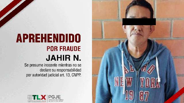 Aprehende PGJE a imputado por fraude