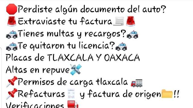 Ofrecen en redes sociales gestoría de trámites vehiculares 