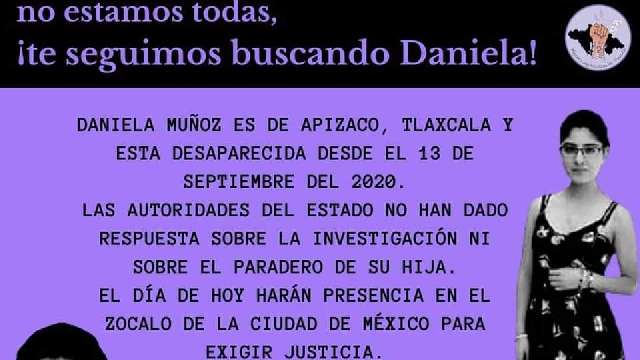 Caso de Daniela llega a la FGR, tras más de dos meses desaparecida di...