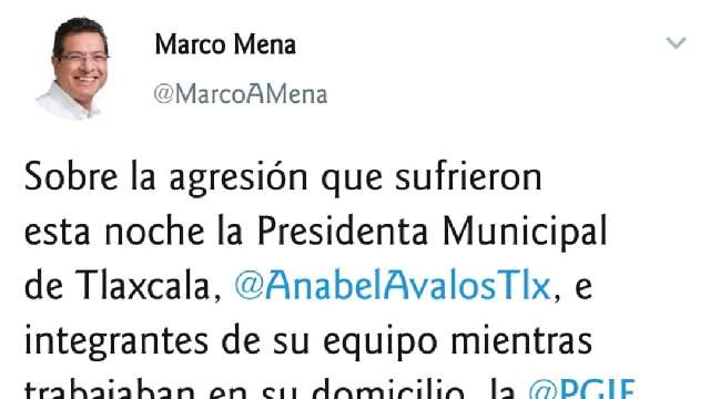 PGJE investiga agresión a la presidenta municipal de Tlaxcala: Marco ...