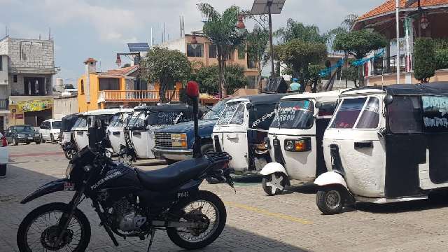 Advierten de robos a pasajeros de mototaxis en Papalotla, piden estar ...