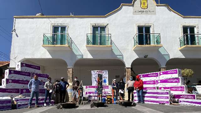 Continúa en Xicohtzinco entrega de productos subsidiados