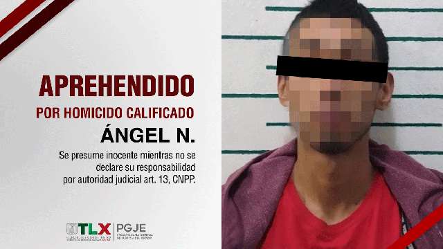 Aprehende PGJE a imputado por homicidio calificado en Apizaco