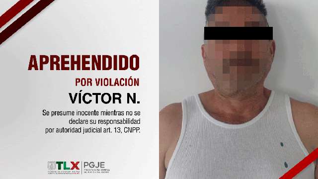 Aprehende PGJE a imputado por violación