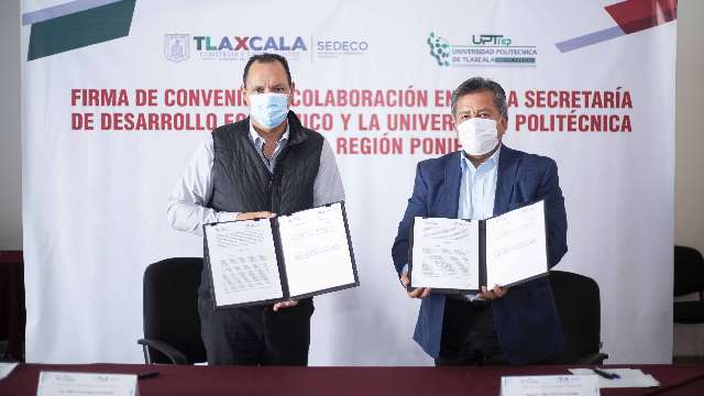 Signan Sedeco y Uptrep convenio de colaboración