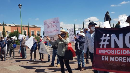 Continúa rechazo a Lorena Cuéllar, exigen militantes reposición de procedimiento