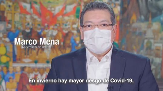 Marco Mena exhorta a la población a reforzar medidas sanitarias para contener contagios por Covid-19