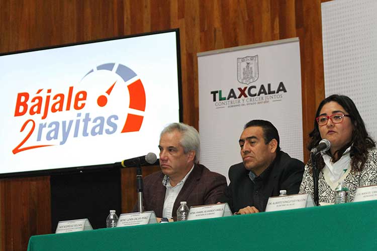 Presentan campaña de prevención de accidentes viales Bájale 2 Rayitas