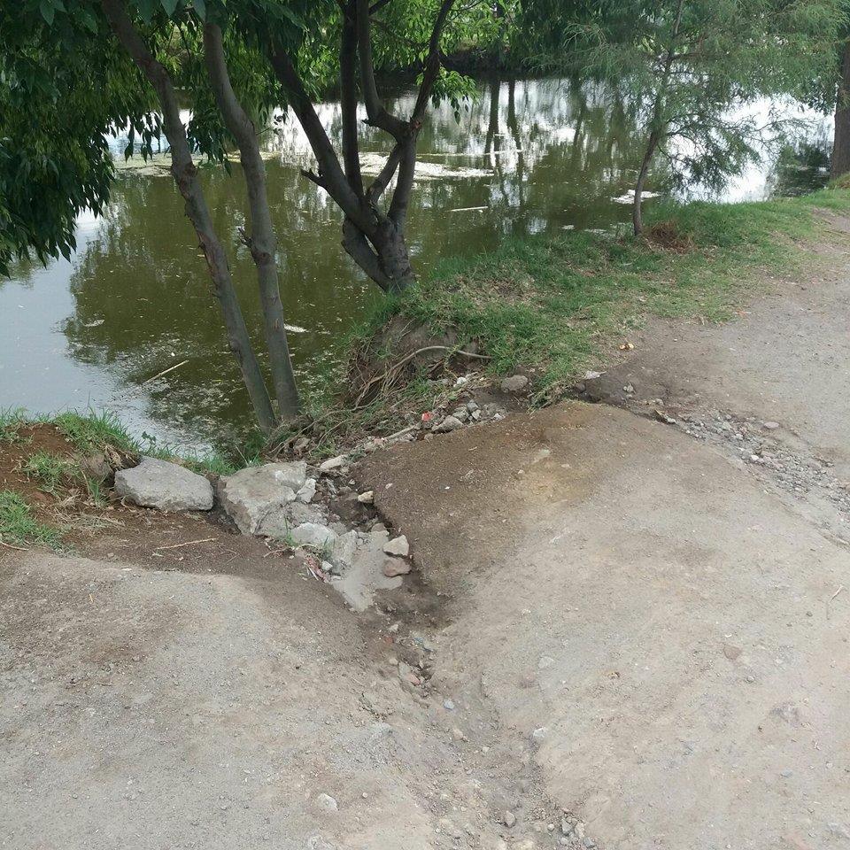 Presa sucia y cara en Huactzinco 