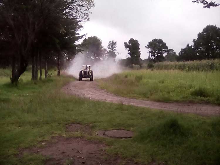 Ayuntamiento de Chiautempan y CESAVETLAX combaten plagas