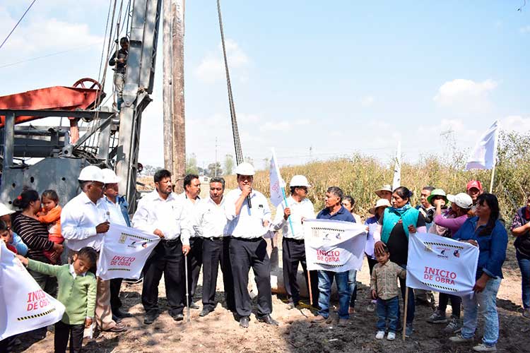 Nuevo pozo de agua en Santa Clara, Natívitas