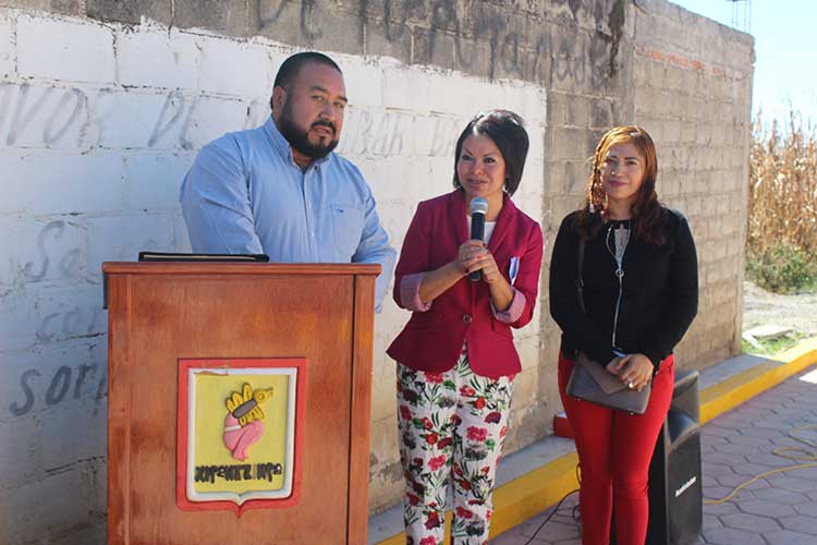 Con gestión se  sigue mejorando XIcohtzinco: Badillo Jaramillo