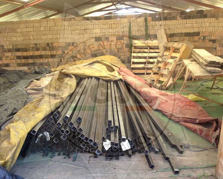 Asegura PGJE en Tlacocalpan aceros y autopartes robadas
