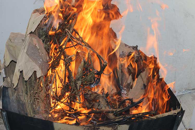Incineró PGR Tlaxcala más de 68 kilos de droga