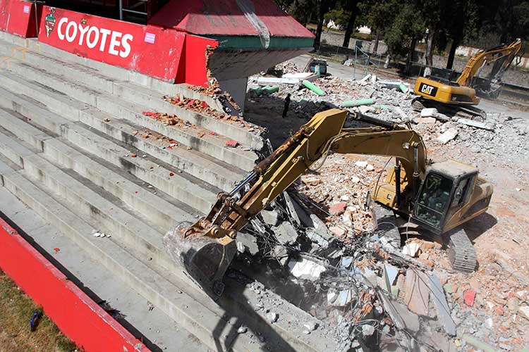 Demuele Secoduvi zonas del estadio Tlahuicole