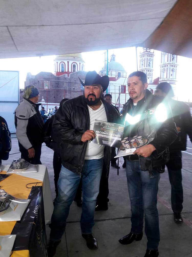 Aniversario del Club de motos Halcones MC en Xicohtzinco