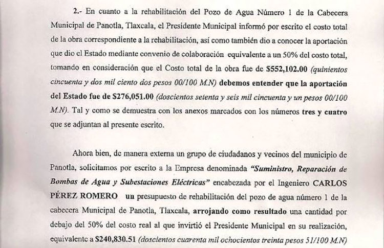 Chanchullos que suman casi 3 mdp le serán perdonados al alcalde de Panotla